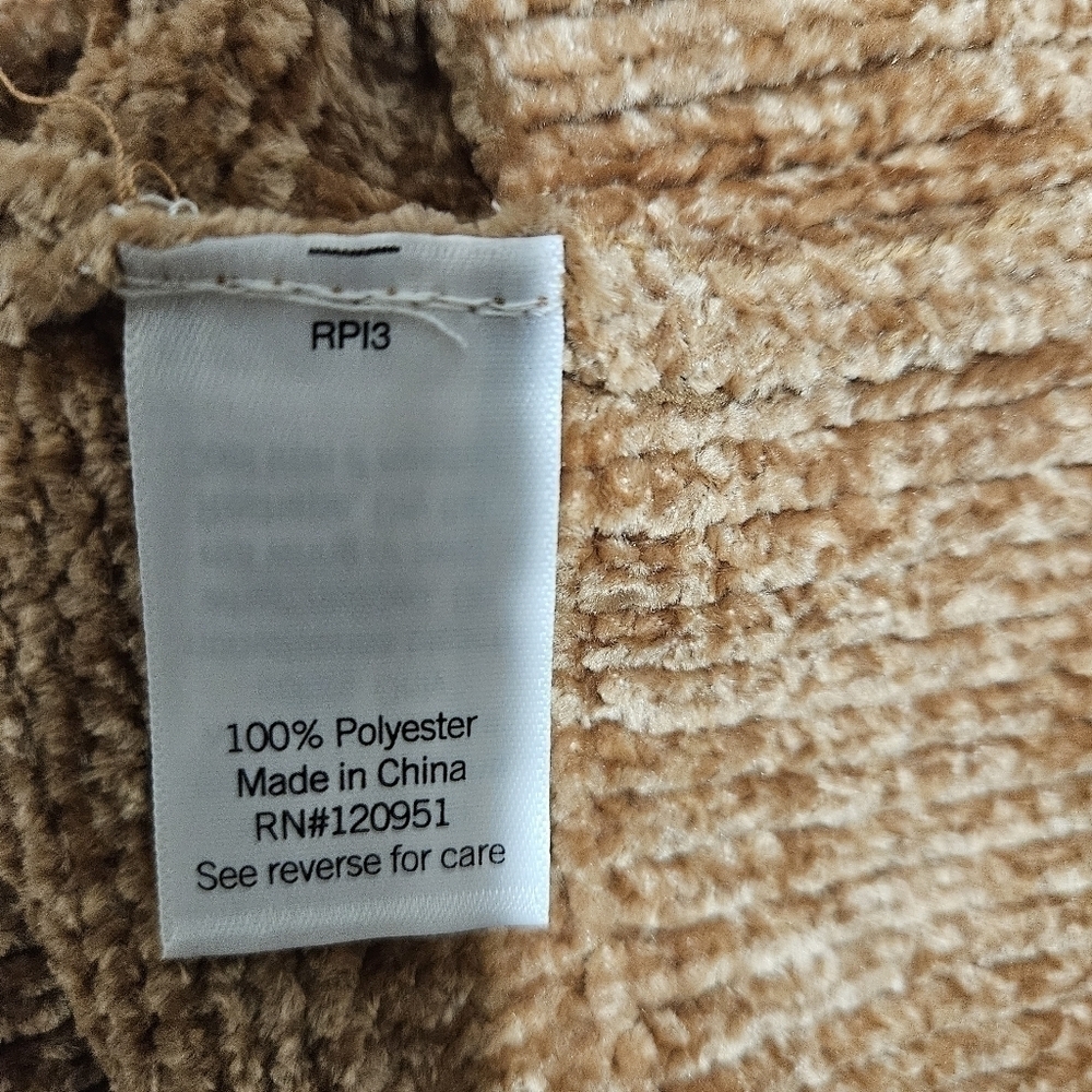 SO Caramel Brown V-Neck Chenille Sweater Size XL - Picture 11 of 13